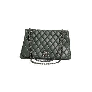 Chanel Quilted Lambskin Leather New Bubble Flap Women's Bag